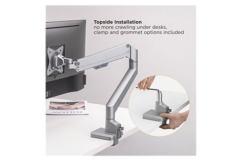 Monitor single table, bracket - Lifestyle