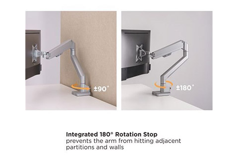 Monitor single table, bracket - Lifestyle