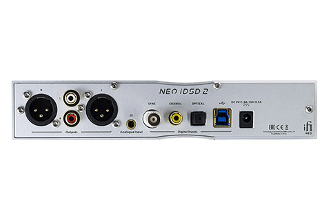 Neo iDSD 2 DAC og forforstærker - Back