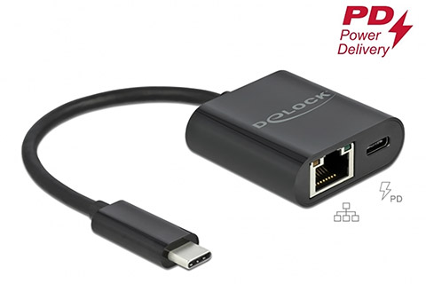 USB-C multiport adapter (USB-C, RJ45)