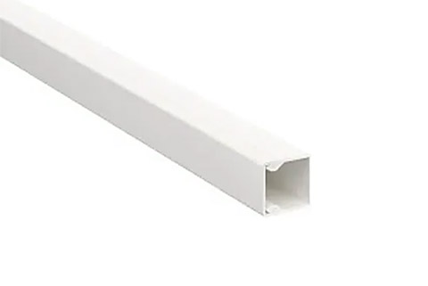 Rehau kabelkanal, hvid 15x15 mm. 2 meter