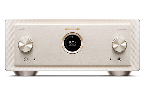 Marantz Model 10 stereo amplifier, champagne