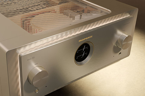 Marantz Model 10 stereo amplifier, champagne