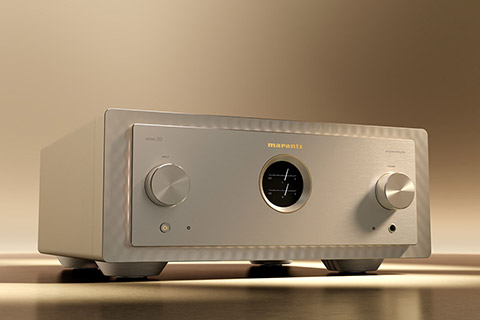 Marantz Model 10 stereo amplifier, champagne