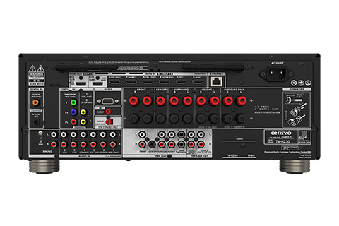 Onkyo TX-RZ30 9.2 surround receiver - Back