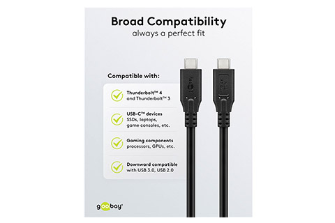 USB-C kabel SuperSpeed+ (60W)