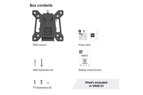 One For All WM2121 TV vægbeslag med tilt (13-27 tommer