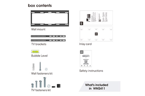 WM2411 TV vægbeslag 32-65 tommer