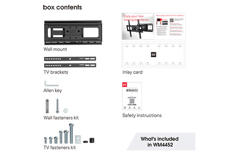 One For All WM4452 TV vægophæng med tilt og drej