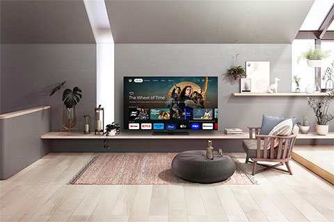 Panasonic 4K LED Google TV W70 serie 43-65 tommer - Lifestyle