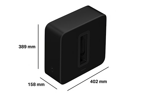 SONOS Sub Gen4 subwoofer, black