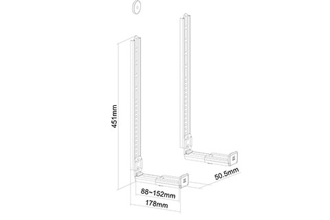 WM 5350 Soundbar beslag