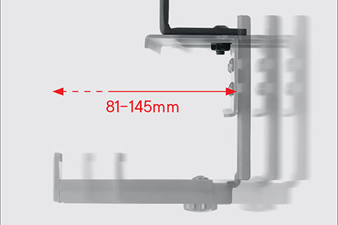 WM 5360 Soundbar beslag flush