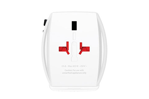 Travel adapter MUV USB AC45PD