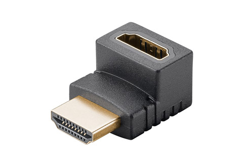 HDMI Vinkel adapter (HDMI A hun - han) - 90 grader