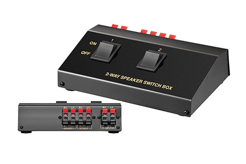 2-way speaker switch box