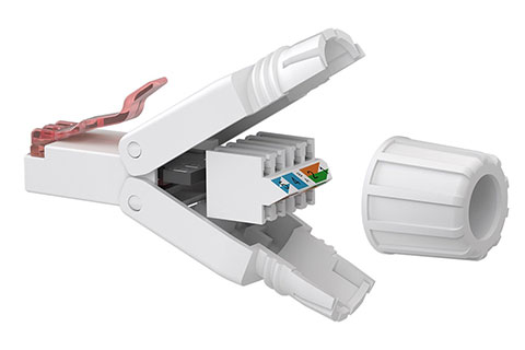 Cat 6 UTP tool-less RJ45 plug