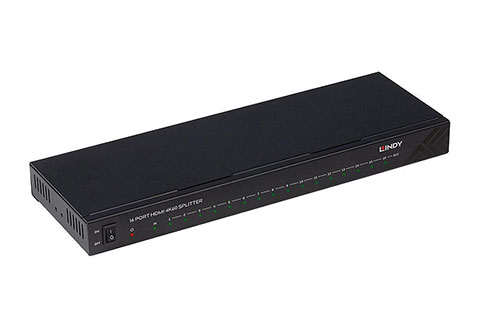 16 Port HDMI 2.0 18G Splitter with HDR - Front