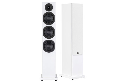 System Audio Saxo 60 floorstanding speaker, white satin