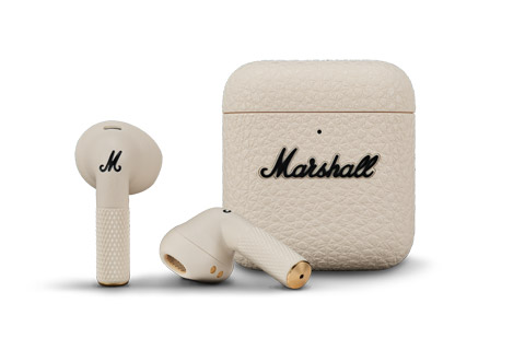 Marshall Minor IV headphones, cream