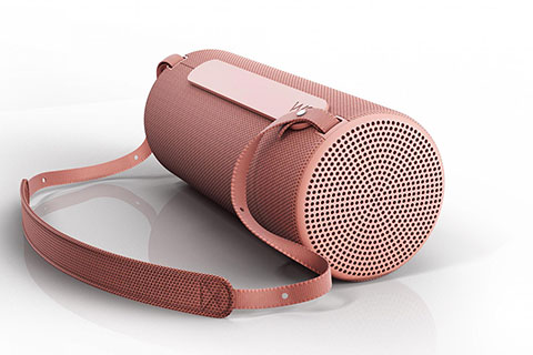 We. HEAR 2 Portable speaker - Coral red