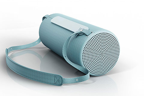 We. HEAR 2 Portable speaker - Aqua blue