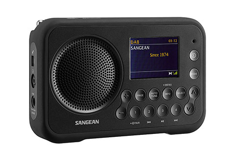 Sangean DPR-76BT BT, DAB+/FM radio - Metal grey