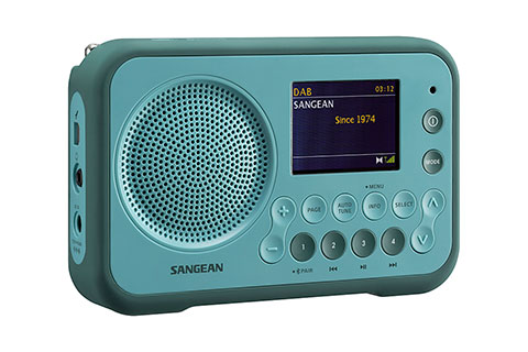 Sangean DPR-76BT BT, DAB+/FM radio - Light blue