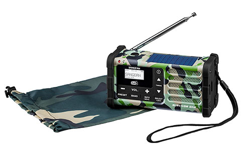 Sangean MMR88 emergency radio - Camouflage