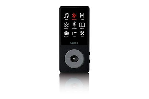 Lenco Xemio-860 MP3/MP4 player with Bluetooth-Black-Front