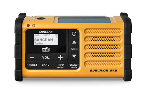 Sangean MMR88 emergency radio - Yellow