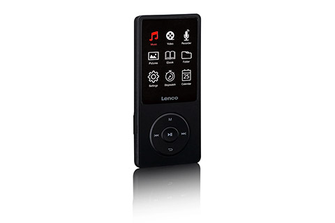 Lenco Xemio-669BK MP3/MP4 player with Bluetooth - Front