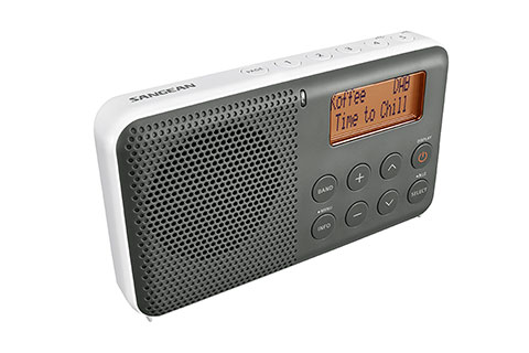 Sangean DPR-64 DAB+ / FM pocket digital radio - Grey-White