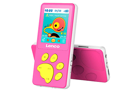 Lenco Xemio-560 MP3/MP4 player with Bluetooth - Pink - Lifestyle