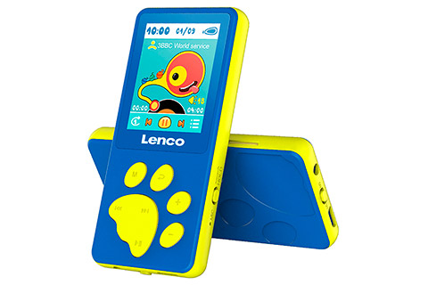 Lenco Xemio-560 MP3/MP4 player with Bluetooth - Blue - Lifestyle