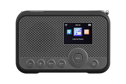 Sangean WFR-39 FM/DAB+ radio - Gray Black