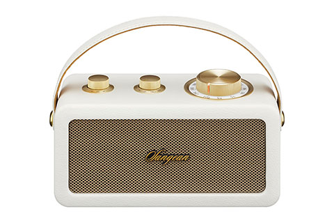 Sangean RA-101 Bluetooth speaker - Cream White-Gold