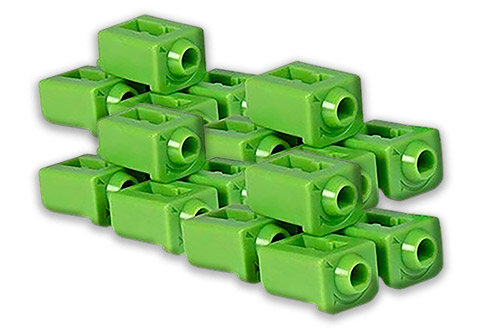 SFP port locks, Green - 20pcs.