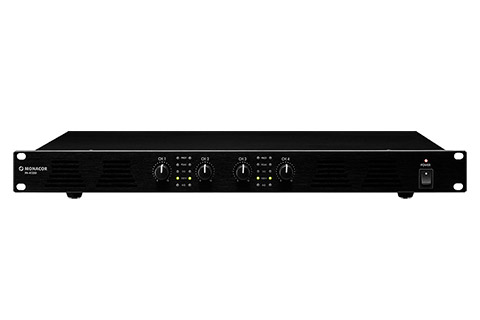 Monacor PA-4120D Multi-channel power amplifier - Front