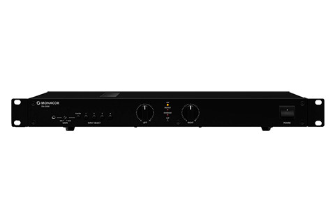 Monacor STA-200D digital stereo amplifier - Front