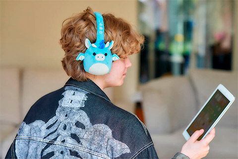 Squishmallows Dragon Tatiana Headphones - Lifestyle