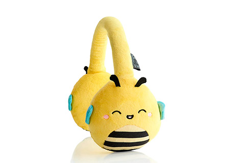 Squishmallows Bee Sunny headphones