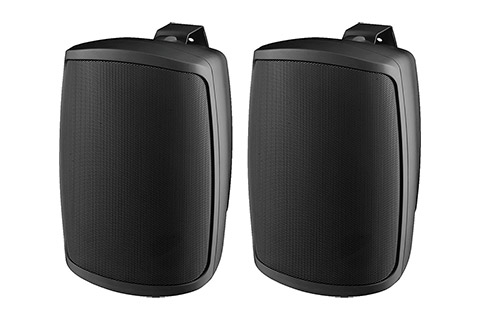 Monacor WALL-08T on-wall speaker - Black