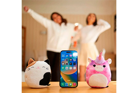 Squishmallows Cam the Cat Wireless Plush Portable Speaker - Lifestyle