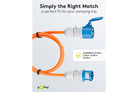 CEE extension cable for camping and outdoor use (Mode 2 - 32A CEE plug)

 - Lifestyle