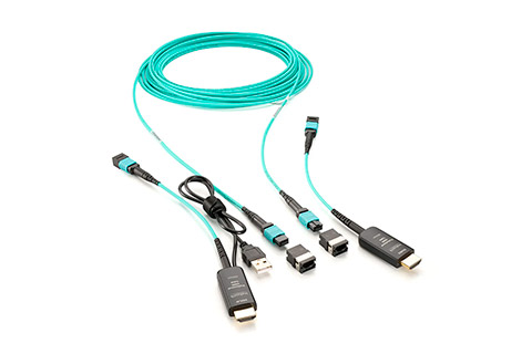 Inakustik Professional HDMI 2.1 MPO Fiber Optic Cable 10K UHD, 48 Gbps, HDR10+ & VRR