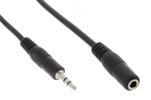MiniJack extension cable