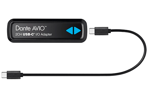Monacor ADP-USBC-2X2 Dante adapter