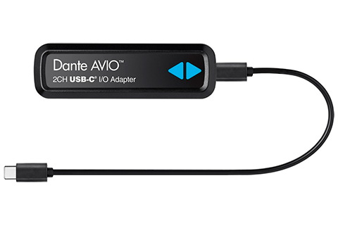Monacor ADP-USBC-2X2 Dante adapter