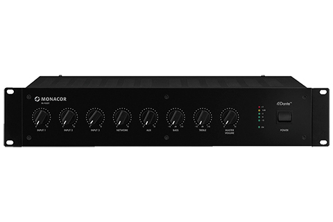 Monacor PA-900DT Dante compact mono amplifier
